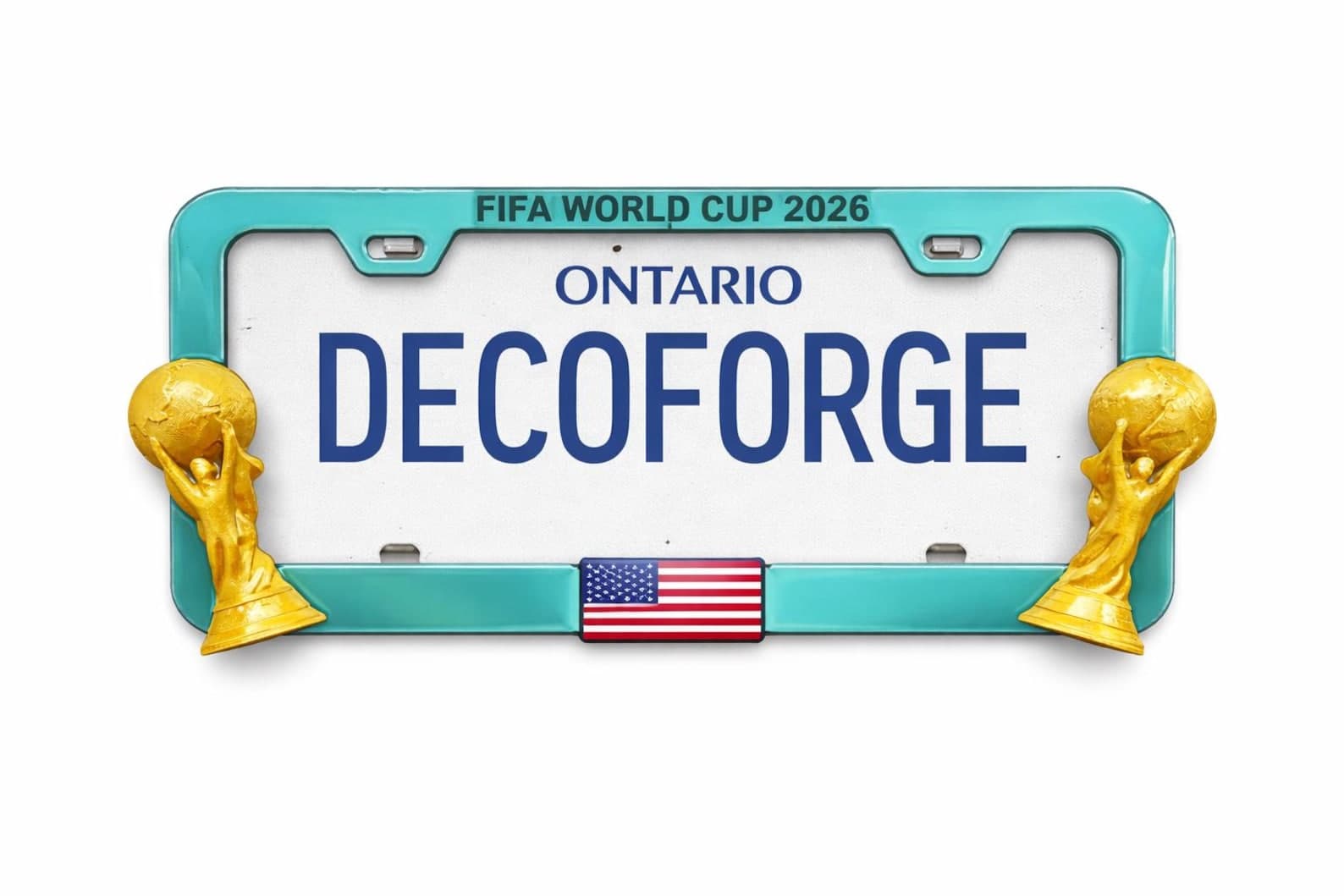 FIFA World Cup 2026 License Plate Frame handmade epoxy custom license plate frame