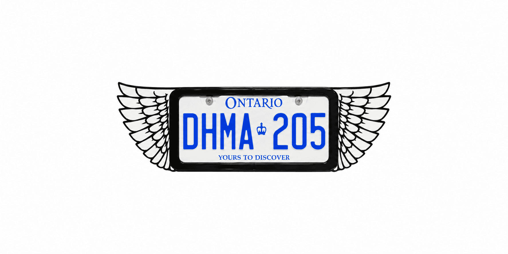 Wing License Plate Frame
